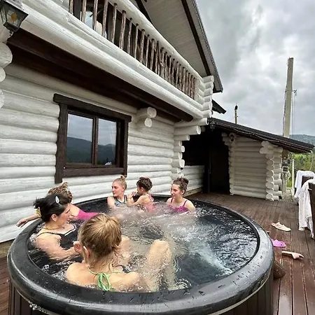 Guest house Mountain White House гостинний двір Mykulychyn